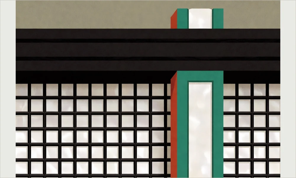Pale columns of different heights beneath a dark wooden beam acting as an upper limit. The tallest permitted column just reaches the beam and is edged in green; a further column pushes through the beam and is edged in red where it breaks the line.